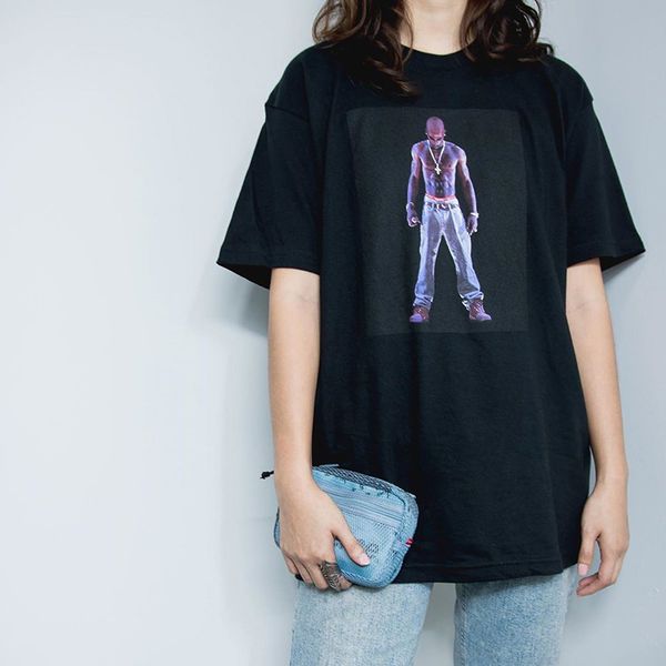 tide brand designer mentupac hologram tee holographic speaking singer 2 pc character printing loose short-sleeved female couple t-shirt male, White;black
tide brand designer mentupac hologram tee holographic speaking singer 2 pc character printing loose short-sleeved female couple t-shirt male, White;black