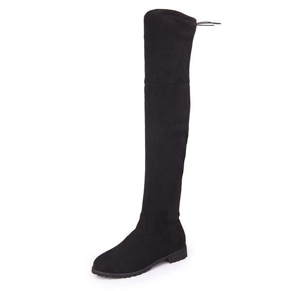 black overknee boots flat heels slip-on long boots for women round toe stretchable bota over the knee solid woman shoes
black overknee boots flat heels slip-on long boots for women round toe stretchable bota over the knee solid woman shoes