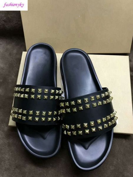 donna willow nail slippers designer luxury red bottoms shoes womens rivet junior spikes flat shoeswith box, Black
donna willow nail slippers designer luxury red bottoms shoes womens rivet junior spikes flat shoeswith box, Black