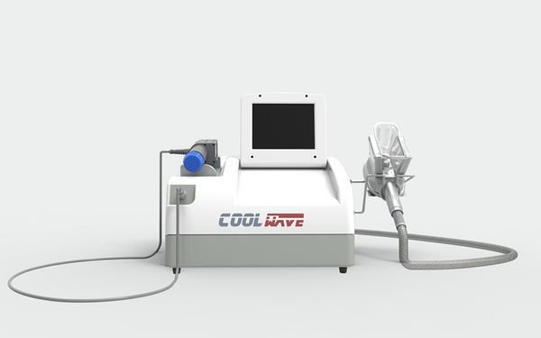 cool wave 2 handles in 1 cryolipolysis and shock wave body slimming and pain relief machine
