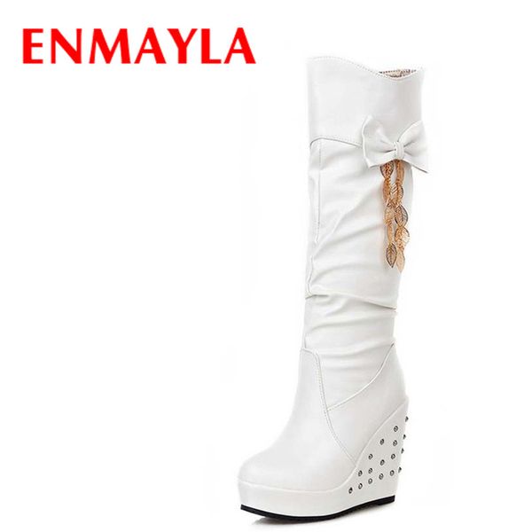 enmayla platform boots shoer round toe high bowtie knee-high boots winter black white apricot warm knight women long shoes
enmayla platform boots shoer round toe high bowtie knee-high boots winter black white apricot warm knight women long shoes
