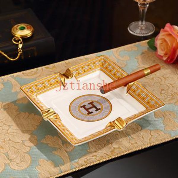 new european square ceramic large ashtray creative personality men's coffee table bedroom desk living room home decoration
new european square ceramic large ashtray creative personality men's coffee table bedroom desk living room home decoration