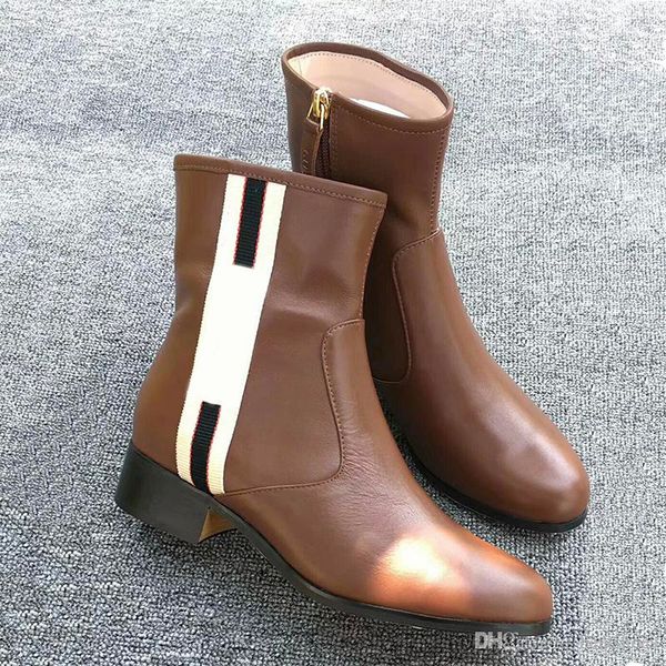 latest luxury ankle boot women chelse boots 100%real leather winter shoes black bonny webbing trimmed flat booties classic black stripe shoe
latest luxury ankle boot women chelse boots 100%real leather winter shoes black bonny webbing trimmed flat booties classic black stripe shoe