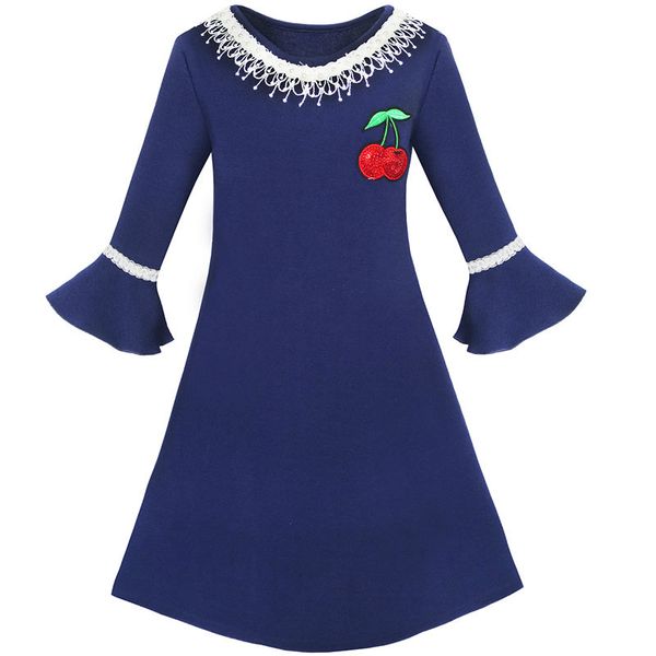 girls dress lotus leaf sleeve cherry embroidery everyday 2020 summer princess wedding party dresses size 3-10 carnival vestidos, Red;yellow
girls dress lotus leaf sleeve cherry embroidery everyday 2020 summer princess wedding party dresses size 3-10 carnival vestidos, Red;yellow