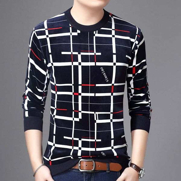 new designer pullover plaid men sweater mens thick winter warm jersey knitted sweaters mens wear slim fit knitwear 53012, White;black
new designer pullover plaid men sweater mens thick winter warm jersey knitted sweaters mens wear slim fit knitwear 53012, White;black
