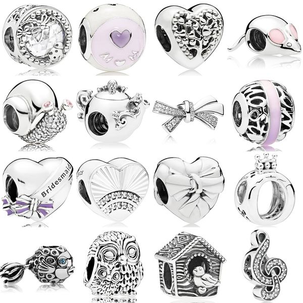 2019 new 100% real 925 sterling silver pandora heart shaped bow charms beads clear cz fit brand bracelet original jewelry gift, Black
2019 new 100% real 925 sterling silver pandora heart shaped bow charms beads clear cz fit brand bracelet original jewelry gift, Black