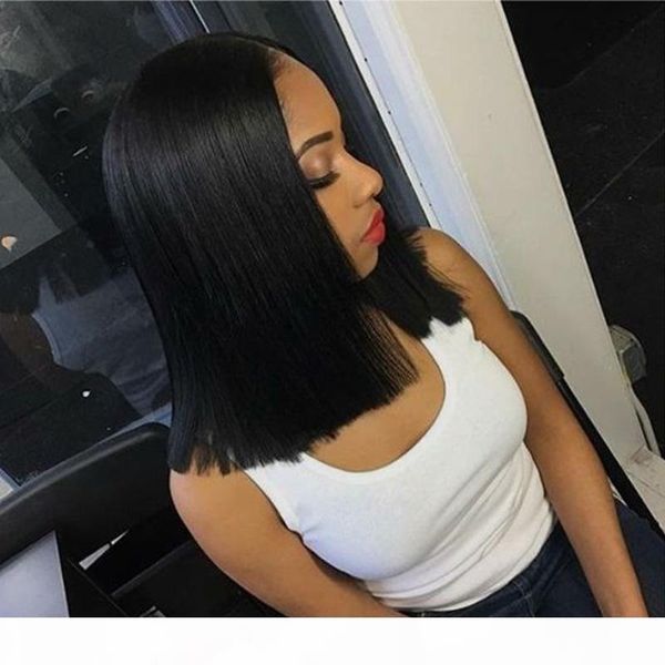 human hair short cut wig part with baby hair preplucked virgin brazilian full lace front bob wigs for women, Black;brown
human hair short cut wig part with baby hair preplucked virgin brazilian full lace front bob wigs for women, Black;brown