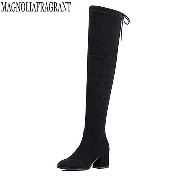 new ladies shoes square low heel women over the knee boots scrub black pointed toe woman motorcycle boots winter c188
new ladies shoes square low heel women over the knee boots scrub black pointed toe woman motorcycle boots winter c188
