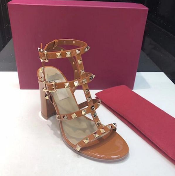 summer brand designer stud women leather platform sandals high heels 6.5cm 9.5cm fashion rivets shoes wedding shoes, Black
summer brand designer stud women leather platform sandals high heels 6.5cm 9.5cm fashion rivets shoes wedding shoes, Black