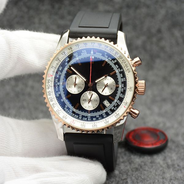 44mm кварцевый хронограф мужские часы золотой корпус мужские наручные часы с черной резинкой светящиеся стрелки арабские цифры, Slivery;brown
44mm кварцевый хронограф мужские часы золотой корпус мужские наручные часы с черной резинкой светящиеся стрелки арабские цифры, Slivery;brown