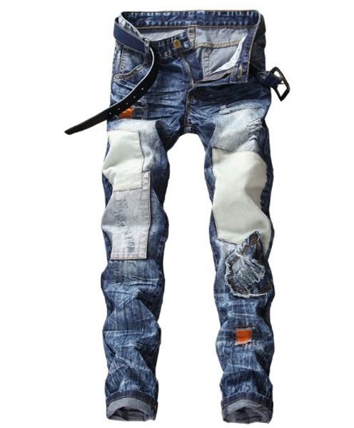 men's jeans retro straight for mens hole patchwork streetwear hip hop pants fashion blue denim trousers
men's jeans retro straight for mens hole patchwork streetwear hip hop pants fashion blue denim trousers