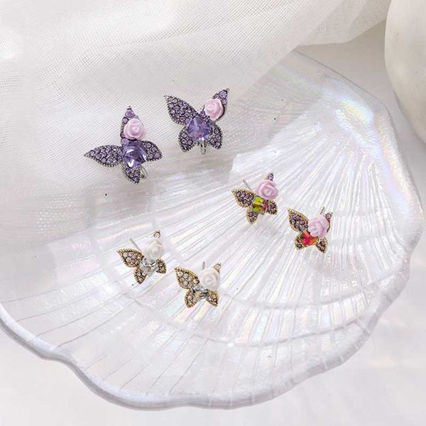 stud korean cute flowers rhinestone butterfly earrings for women girls fashion elegant crystal exquisite jewelry oorbellen gift, Golden;silver
stud korean cute flowers rhinestone butterfly earrings for women girls fashion elegant crystal exquisite jewelry oorbellen gift, Golden;silver