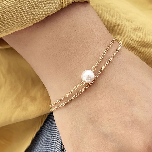 fahsion bilayer imitation pearl bracelets for women multilayer gold color chain bracelets & bangles pulseras mujer jewelry, Golden;silver
fahsion bilayer imitation pearl bracelets for women multilayer gold color chain bracelets & bangles pulseras mujer jewelry, Golden;silver