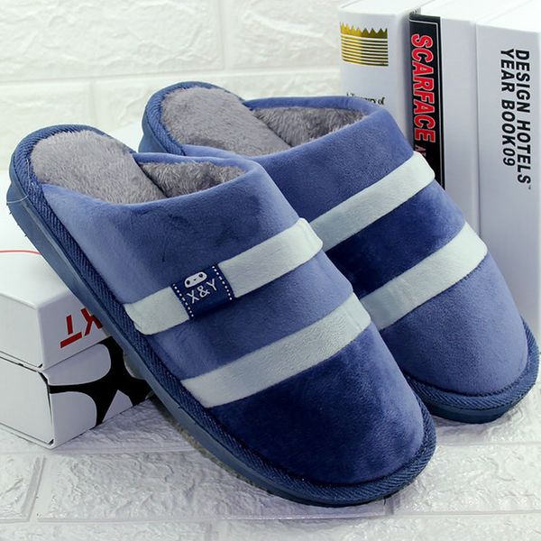 nice tide large size 10.5-15 men slippers plush striped soft fashion house slippers man warm non-slip footwear man, Black
nice tide large size 10.5-15 men slippers plush striped soft fashion house slippers man warm non-slip footwear man, Black
