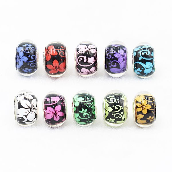 lampwork glass charm loose beads style fit pandorx bracelets alloy big hole beads for bangles european jewelry accessories dhl, Black
lampwork glass charm loose beads style fit pandorx bracelets alloy big hole beads for bangles european jewelry accessories dhl, Black