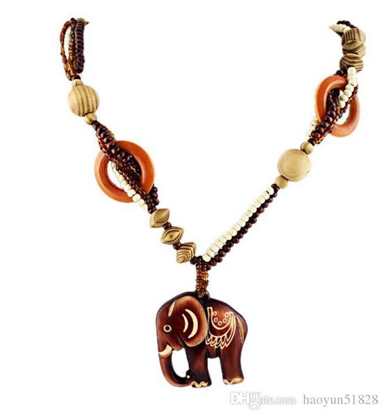 boho ethnic jewelry long hand made bead wood elephant pendant maxi necklace for women, Black
boho ethnic jewelry long hand made bead wood elephant pendant maxi necklace for women, Black