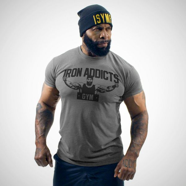 2020 european and american men's muscle sports leisure fitness short-sleeved letter shirt stretch t-shirt, White;black
2020 european and american men's muscle sports leisure fitness short-sleeved letter shirt stretch t-shirt, White;black