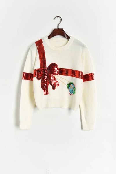 1212 2020 spring pullover long sleeve crew neck sequins hig quality brand same style sweater luxury womens clothes mingzhi, White;black
1212 2020 spring pullover long sleeve crew neck sequins hig quality brand same style sweater luxury womens clothes mingzhi, White;black
