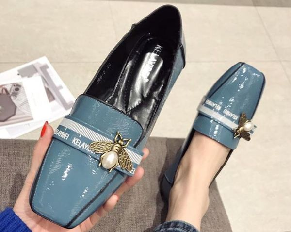 2019 women's shoes in spring and autumn with new style flat bottom square head #w61, Black
2019 women's shoes in spring and autumn with new style flat bottom square head #w61, Black
