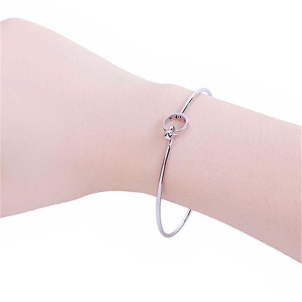 fashion stainless steel bangles bracelets silver can open trendy jewelry for women girls friends gifts 20.5cm - 20cm long 1 pc, Black
fashion stainless steel bangles bracelets silver can open trendy jewelry for women girls friends gifts 20.5cm - 20cm long 1 pc, Black