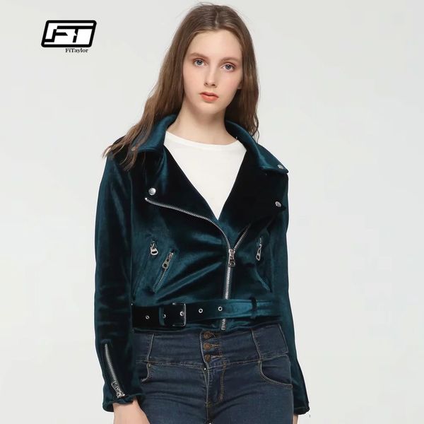 fitaylor autumn winter red blue soft velvet jackets loose warm velvet short jacket coat female motorcycle zipper bomber overcoat, Black
fitaylor autumn winter red blue soft velvet jackets loose warm velvet short jacket coat female motorcycle zipper bomber overcoat, Black