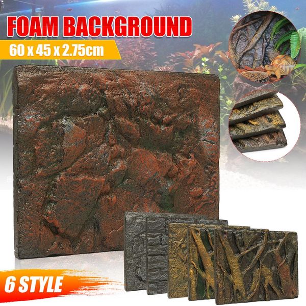6 types 3d foam rock reptile stone aquarium background backdrop fish tank board decor wholesale pu leather foam 60x45x3cm
6 types 3d foam rock reptile stone aquarium background backdrop fish tank board decor wholesale pu leather foam 60x45x3cm