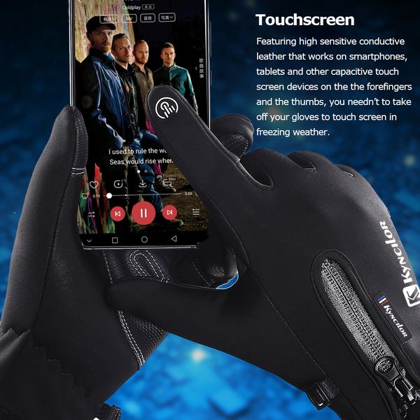 winter thermal fleece touchscreen gloves soft fleece gloves cold weather fits men & women for cycling hiking camping skiing, Blue;gray
winter thermal fleece touchscreen gloves soft fleece gloves cold weather fits men & women for cycling hiking camping skiing, Blue;gray