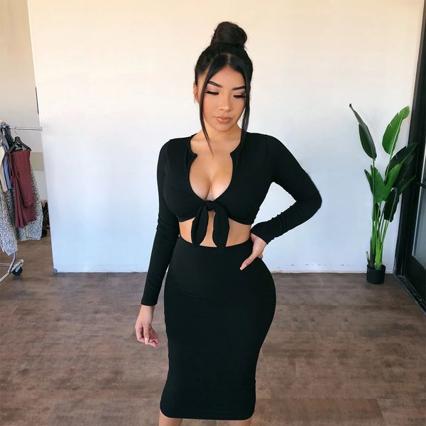 kgfigu two pieces sets 2020 autumn winter front tie up and maxi long pencil skirts sets matching 2 pics outfits, White
kgfigu two pieces sets 2020 autumn winter front tie up and maxi long pencil skirts sets matching 2 pics outfits, White