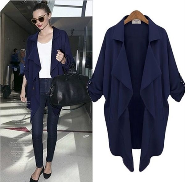 688 women's european and american-style fashion atmosphere casual plus-sized jacket, Black;white
688 women's european and american-style fashion atmosphere casual plus-sized jacket, Black;white