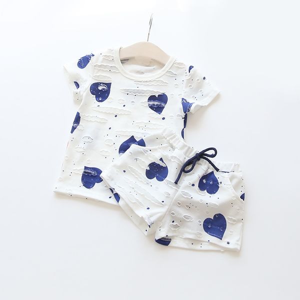 baby girl clothes summer heart printed girl short sleeve shirts+shorts 2 piece sets kids clothing sets kids designer clothes dhl fj156, White
baby girl clothes summer heart printed girl short sleeve shirts+shorts 2 piece sets kids clothing sets kids designer clothes dhl fj156, White