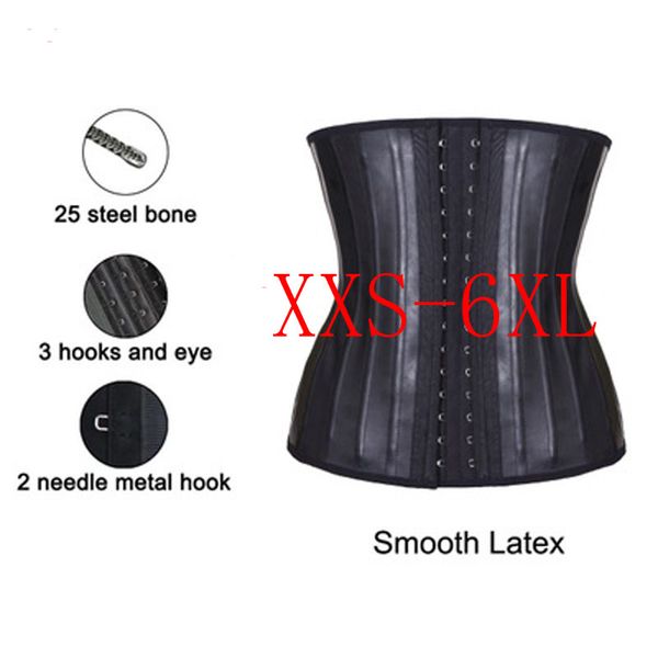 plus size 6xl 5xl latex waist training cincher corset 25 steel boned workout body shaper for women, Black;white
plus size 6xl 5xl latex waist training cincher corset 25 steel boned workout body shaper for women, Black;white