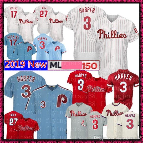Phillies 3 Bryce Harper Jersey Philadelphia Phillie Rhys Hoskins Aaron Nola Majestic Light Cool Base Cooperstown Flex Base Baseball
Phillies 3 Bryce Harper Jersey Philadelphia Phillie Rhys Hoskins Aaron Nola Majestic Light Cool Base Cooperstown Flex Base Baseball