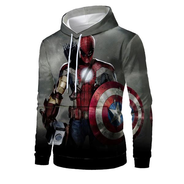 mens designer fashion vests deadpool 3d digital printing hoodie, Black 
mens designer fashion vests deadpool 3d digital printing hoodie, Black