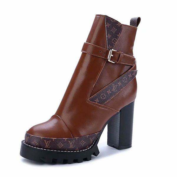 european station autumn and winter super high-heeled platform thick with ankle boots female classic round head belt buckle martin boots, Black
european station autumn and winter super high-heeled platform thick with ankle boots female classic round head belt buckle martin boots, Black