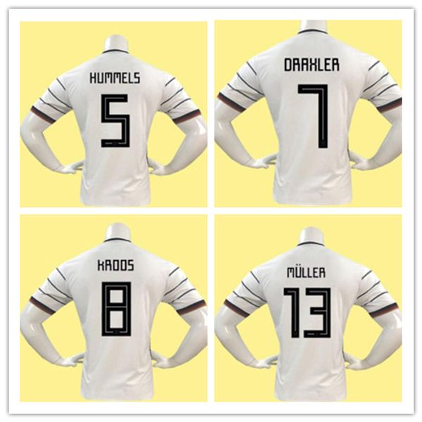 2020 germany 13 muller home away occer jer ey 8 kroo occer hirt 5 hummel 17 boa, Black;yellow
2020 germany 13 muller home away occer jer ey 8 kroo occer hirt 5 hummel 17 boa, Black;yellow