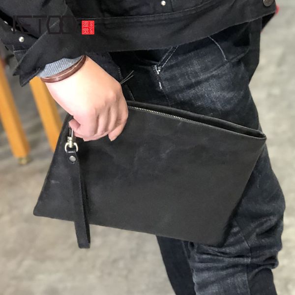 aetoo men's simple hand bag, head cowleather casual business bag, fashion men's leather zipper wrist bag
aetoo men's simple hand bag, head cowleather casual business bag, fashion men's leather zipper wrist bag