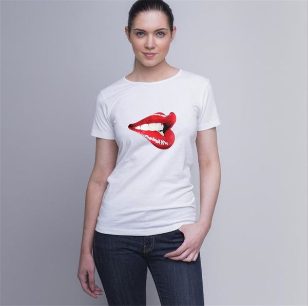 womens designer tshirts lip printed summer short sleeve tees casual womens crew neck t shirts, White
womens designer tshirts lip printed summer short sleeve tees casual womens crew neck t shirts, White
