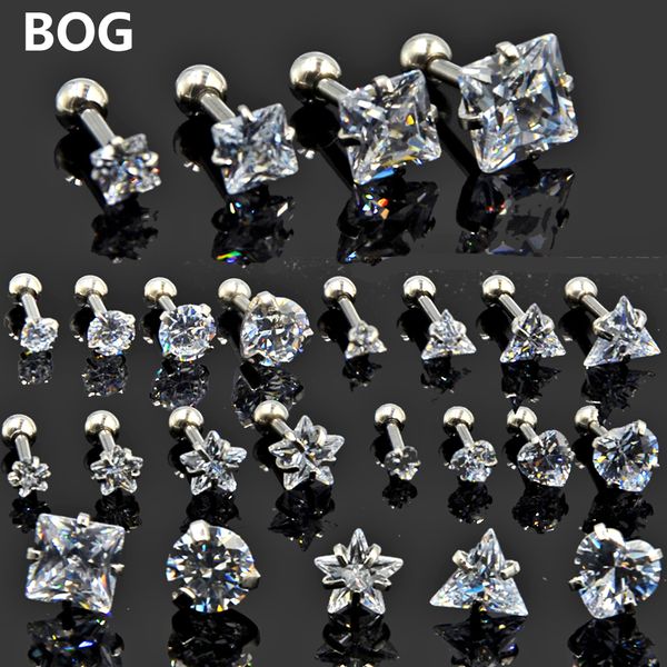 bog-5pcs round star heart square triangle mixed silver zircon gem ear tragus cartilage earring body piercing jewelry16g, Slivery;golden
bog-5pcs round star heart square triangle mixed silver zircon gem ear tragus cartilage earring body piercing jewelry16g, Slivery;golden