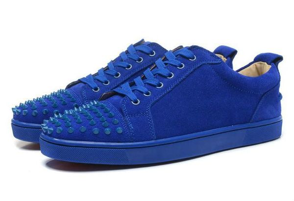 red bottom low cut spikes flats designer shoes for men women leather suedue red bottoms sneakers designer shoes 35-46 l14, Black
red bottom low cut spikes flats designer shoes for men women leather suedue red bottoms sneakers designer shoes 35-46 l14, Black