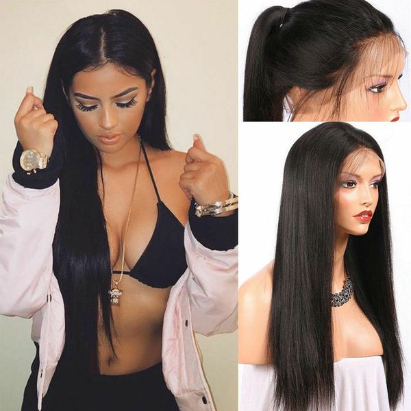 wigs straight silk base lace front human hair wigs for black women peruvian remy wigs pre plucked 180% density, Black;brown
wigs straight silk base lace front human hair wigs for black women peruvian remy wigs pre plucked 180% density, Black;brown