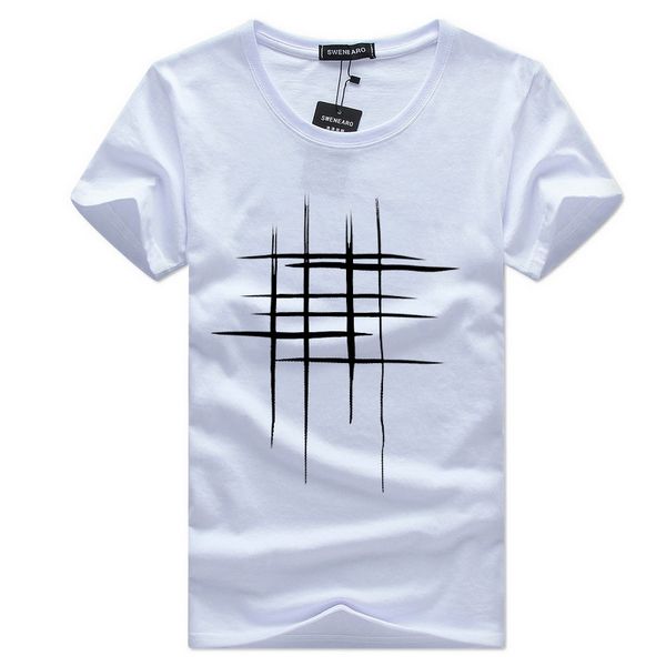 2017 new style european and american-style supply plus-sized short sleeved t-shirt men's short sleeve tic tac toe, White;black
2017 new style european and american-style supply plus-sized short sleeved t-shirt men's short sleeve tic tac toe, White;black