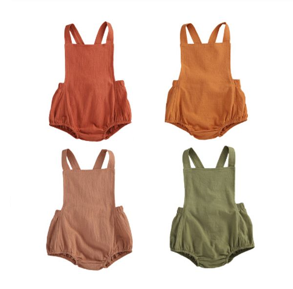 infant baby sling jumpsuit with pockets newborn stylish wild sleeveless cotton romper solid color, Blue
infant baby sling jumpsuit with pockets newborn stylish wild sleeveless cotton romper solid color, Blue