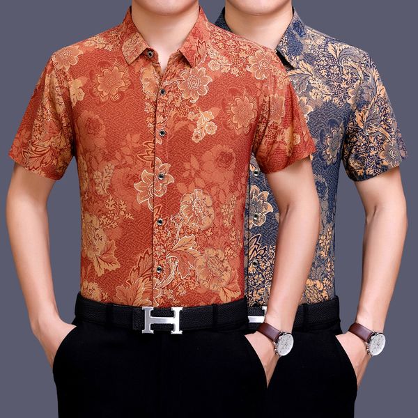 c-1920 floral pattern business casual men's short sleeve shirt summer new quality soft comfortable smooth luxury men shirt -3xl, White;black
c-1920 floral pattern business casual men's short sleeve shirt summer new quality soft comfortable smooth luxury men shirt -3xl, White;black