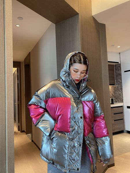 2019 new winter thickened hooded coat women's color blocked cotton women's korean plus size coat women parka winter women, Black
2019 new winter thickened hooded coat women's color blocked cotton women's korean plus size coat women parka winter women, Black