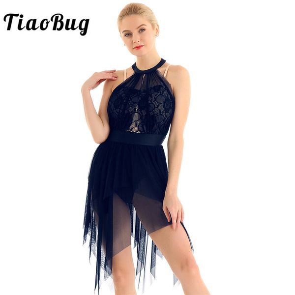 tiaobug halter lace asymmetrical gymnastics leotards for women ballet figure skating dress contemporary lyrical dance costumes, Black;red
tiaobug halter lace asymmetrical gymnastics leotards for women ballet figure skating dress contemporary lyrical dance costumes, Black;red