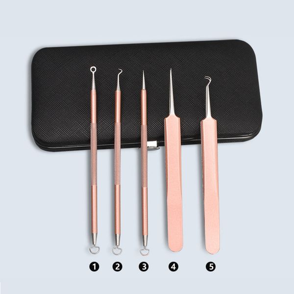 new 5pcs rose gold vacuum blackhead remover tool acne needle acne blemish remover pimple blemish extractor face care makeup tool
new 5pcs rose gold vacuum blackhead remover tool acne needle acne blemish remover pimple blemish extractor face care makeup tool
