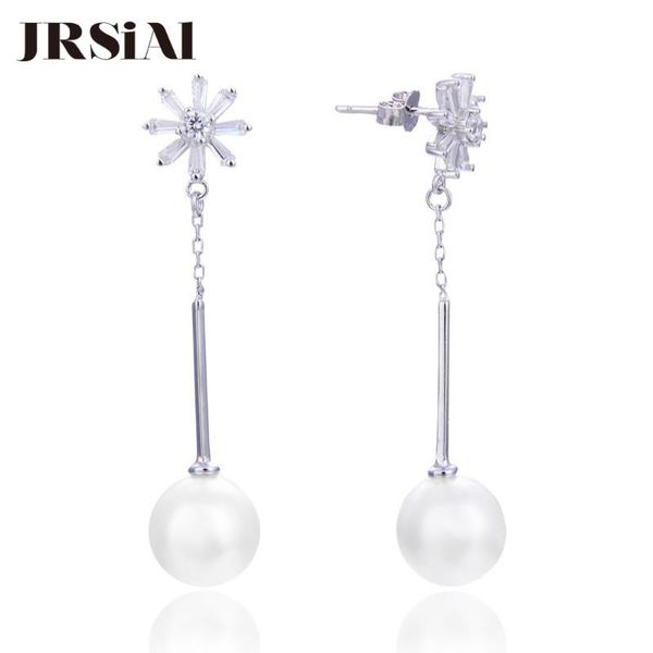 jrsial 925 sterling silver jewelry pearl earrings korean fashion earrings zircon sweet snowflake long, Golden;silver
jrsial 925 sterling silver jewelry pearl earrings korean fashion earrings zircon sweet snowflake long, Golden;silver