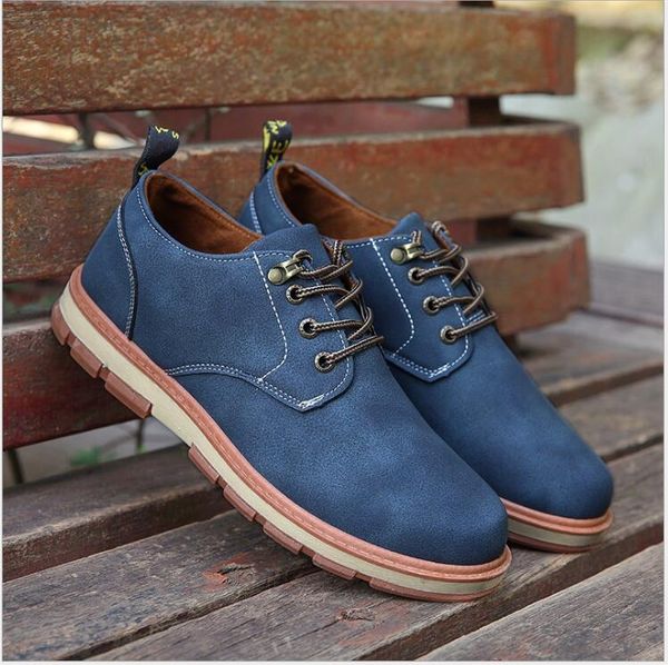 2019 men casual shoes khaki black blue brown business working shoes comfortable outdoor flats men sport shoes size 40-45
2019 men casual shoes khaki black blue brown business working shoes comfortable outdoor flats men sport shoes size 40-45