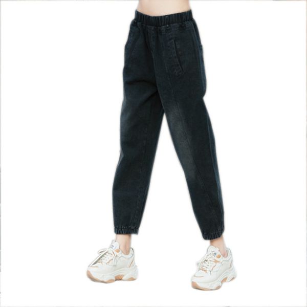 2020 spring high waist ankle-length harem pants loose casual woman black color trouser for female vintage jeans new arrivals, Blue
2020 spring high waist ankle-length harem pants loose casual woman black color trouser for female vintage jeans new arrivals, Blue