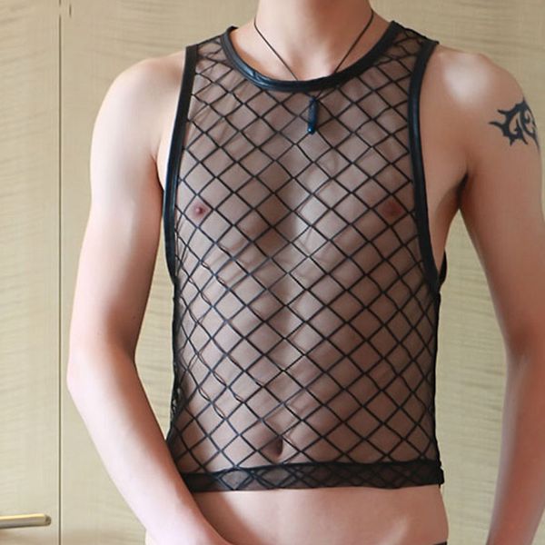 летние мужские sexy ажурные топы mesh мужчины sheer фитнес топы clubwear singlet vest undershirt performance stage costume wear, White;black
летние мужские sexy ажурные топы mesh мужчины sheer фитнес топы clubwear singlet vest undershirt performance stage costume wear, White;black